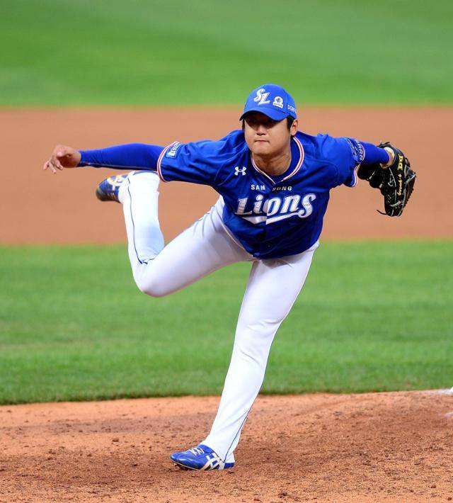 삼성의 불펜투수 최지광. 지난해 팔꿈치 수술을 받아 전력에서 이탈했던 그는 재활 끝에 올시즌 복귀했다. 삼성 라이온즈 제공