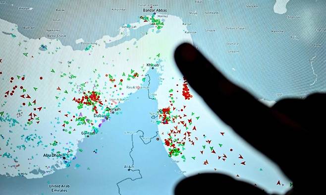 세계 에너지의 상당량이 이동하는 호르무즈해협. 연합뉴스