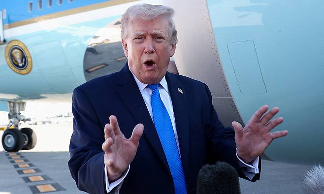 도널드 트럼프 미국 대통령. 로이터연합뉴스