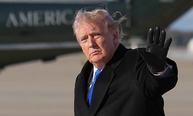 도널드 트럼프 미국 대통령. AP연합뉴스