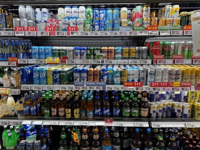 주류 매대./사진=윤서영 기자 sy@