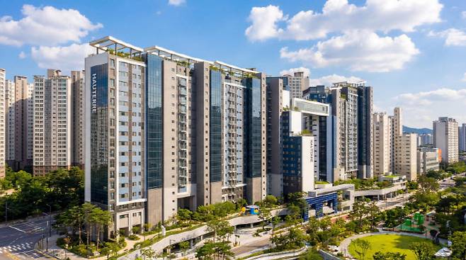 오티에르 반포 조감도.(사진=포스코이앤씨)