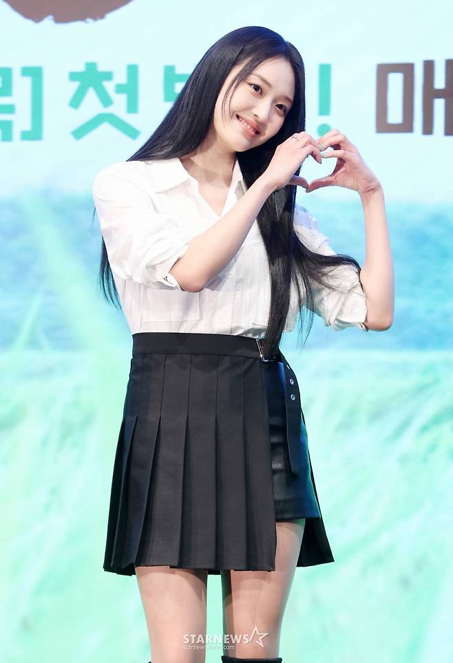 배우 최규리가 25일 서울 구로구 디큐브시티 더세인트에서 진행된 KBS 2TV 드라마 '심우면 연리리' 제작발표회에 참석해 포즈를 취하고 있다. /2026.03.25 /사진=김휘선 hwijpg@