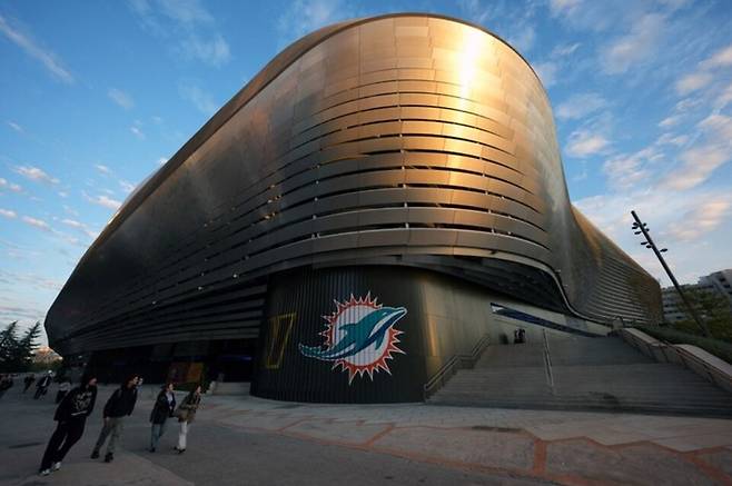 산티아고 베르나베우 축구장.