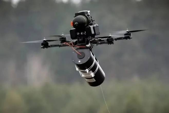 광섬유 드론 자료사진