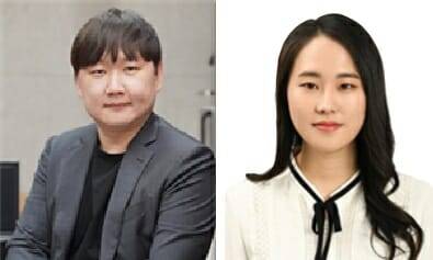 포항공대 김경환 교수(왼쪽)와 유선주 석·박사통합 과정생.(사진=포항공대)