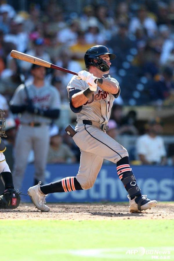 맥고니글은 1회 2타점 적시타를 때렸다. 사진(美 샌디에이고)=ⓒAFPBBNews = News1