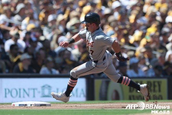 맥고니글은 이날의 활약을 앞으로도 이어가겠다는 각오를 전했다. 사진(美 샌디에이고)=ⓒAFPBBNews = News1