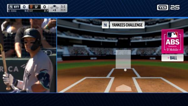 저지의 홈런으로 이어진 비디오 판독(사진=MLB.com)