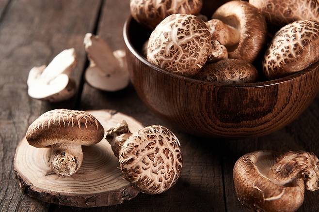 단백질 함량이 상대적으로 많은 표고버섯, 송이버섯 경우에 100g당 평균 3g 정도의 단백질이 함유되어 있다. 사진=게티이미지뱅크