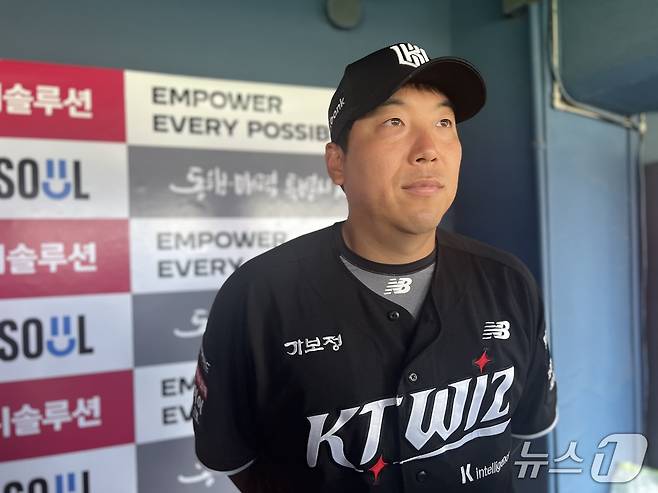 KT 위즈 유니폼을 입은 김현수. 2026.3.28 ⓒ 뉴스1 이상철 기자