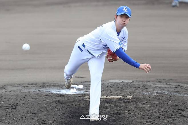 삼성 장찬희. 삼성라이온즈 제공