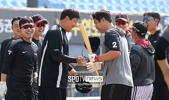 ▲ 김현수 문보경 ⓒ곽혜미 기자