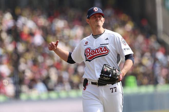 두산 베어스 외국인 투수 크리스 플렉센. /사진=두산 베어스 제공