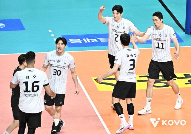 승리한 현대캐피탈./KOVO