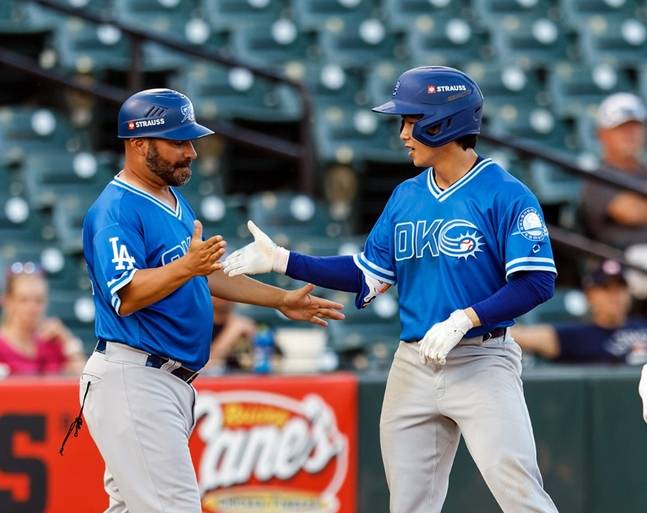 오클라호마시티 코메츠 소속 김혜성의 모습. /사진=오클라호마시티 코메츠 공식 SNS