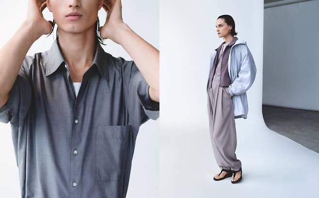 유명 디자이너 크리스토퍼 르메르와 사라 린 트란이 참여한 2026년 봄·여름(SS) 유니클로 U 컬렉션.(사진제공=유니클로)