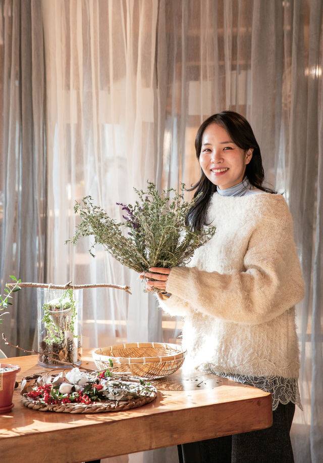 창녕군 제1호 치유농업사인 이호정 숲애온협동조합 대표.