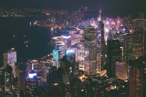 빅토리아 피크에서 본 홍콩