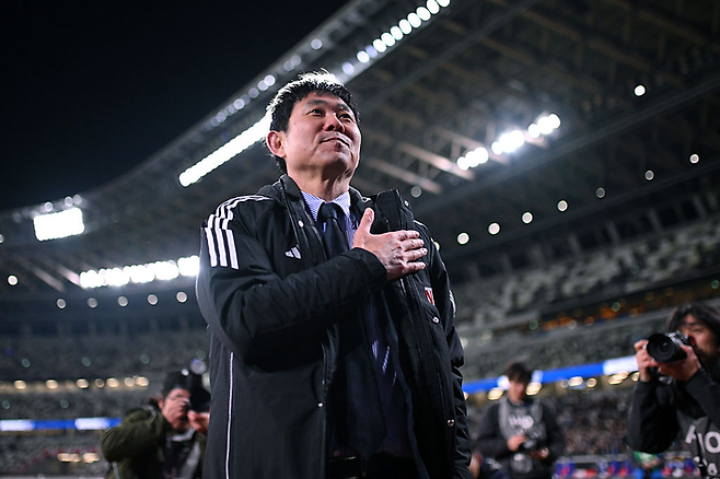 일본 축구대표팀 모리야스 하지메 감독. Getty Images코리아