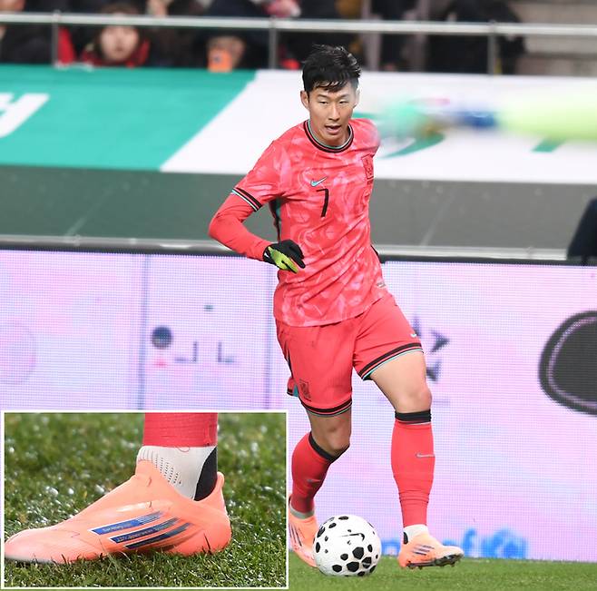 오스트리아 원정에서 원톱으로 출격하는 손흥민. 최승섭기자 thunder@sportsseoul.com