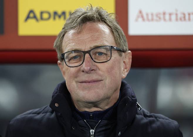 오스트리아 축구 대표팀 랄프 랑니크 감독. 사진 | 로이터연합뉴스