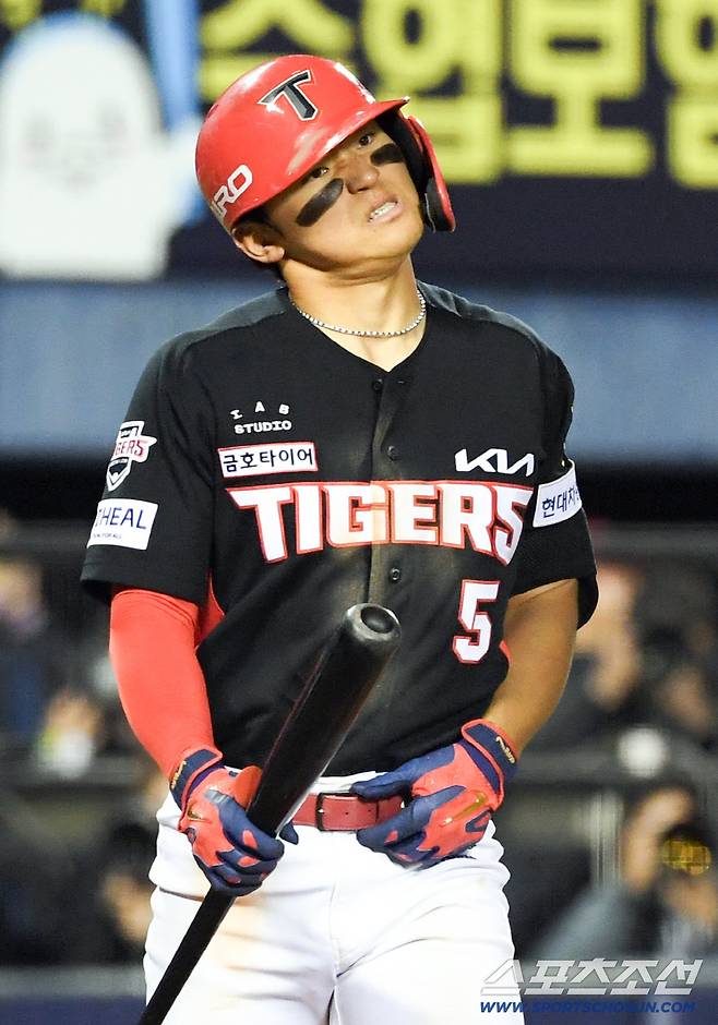 31일 잠실구장에서 열린 LG와 KIA의 경기. 8회초 KIA 김도영이 볼넷 출루하고 있다. 잠실=박재만 기자 pjm@sportschosun.com/2026.03.31/