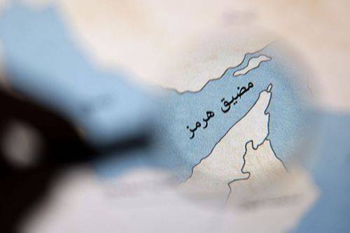 호르무즈 해협이 표기된 지도. 로이터연합뉴스