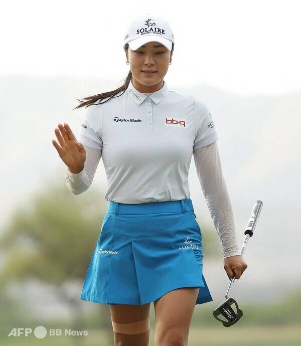 2026년 미국여자프로골프(LPGA) 투어 아람코 챔피언십에 출전하는 윤이나 프로. 사진제공=ⓒAFPBBNews = News1 (사진을 무단으로 사용하지 마십시오.)