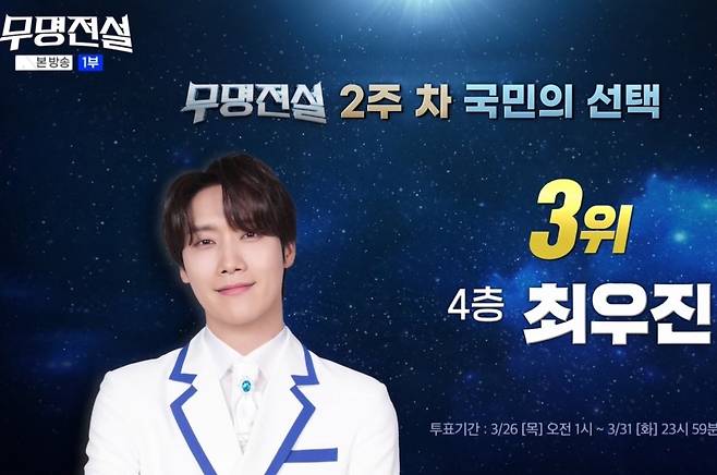 MBN '무명전설' 방송 화면 갈무리