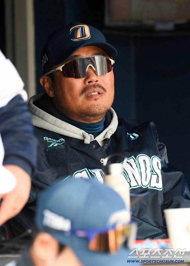 15일 마산야구장에서 열린 NC 다이노스와 키움 히어로즈의 시범경기. NC 이호준 감독이 경기를 준비하고 있다. 창원=박재만 기자 pjm@sportschosun.com/2026.03.15/