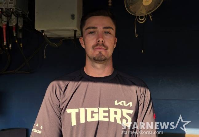 KIA 데일이 2일 잠실 LG전을 앞두고 스타뉴스와 만났다. /사진=김동윤 기자