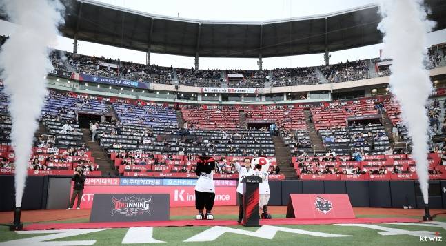 KT 위즈 2026시즌 홈 개막전이 3일 수원KT위즈파크에서 열렸다. /사진=KT 위즈 제공