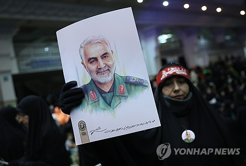 미군 공격에 사망한 가셈 솔레이마니 전 이슬람혁명수비대 사령관. EPA 연합뉴스