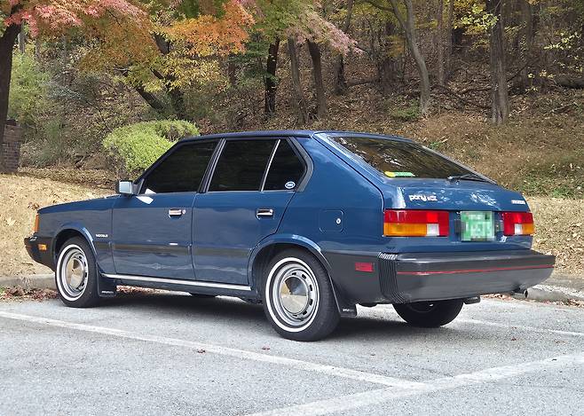 김상국 씨가 현재 운행 중인 포니2cx 승용. 김상국 씨 제공