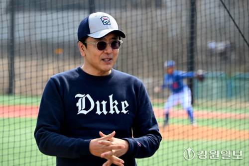 김승우 한국리틀야구연맹회장. 박승선기자