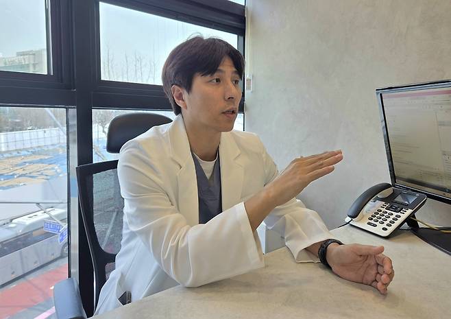 박정연 경인동물의료센터 원장은 건강검진의 중요성을 강조했다. ⓒ 뉴스1 한송아 기자