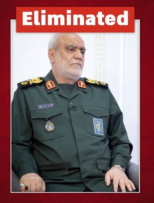 이스라엘군이 이란 이슬람혁명수비대(IRGC) 정보수장 마지드 카메디 제거를 발표하며 소셜미디어에 게재한 그의 사진. 2026.04.06