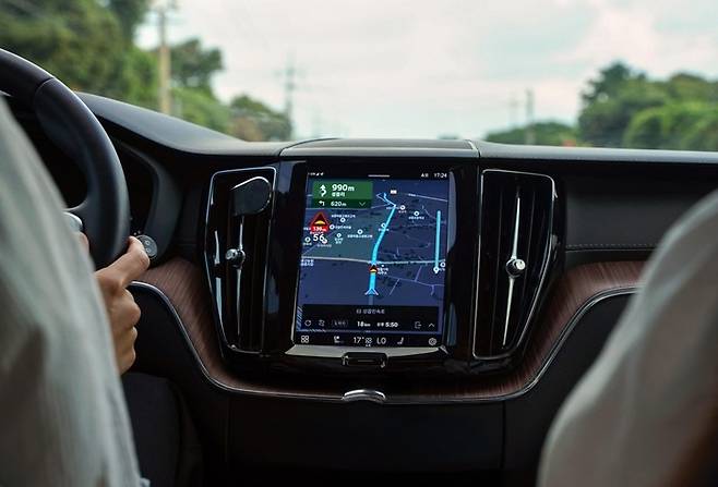티맵 오토가 탑재된 차량