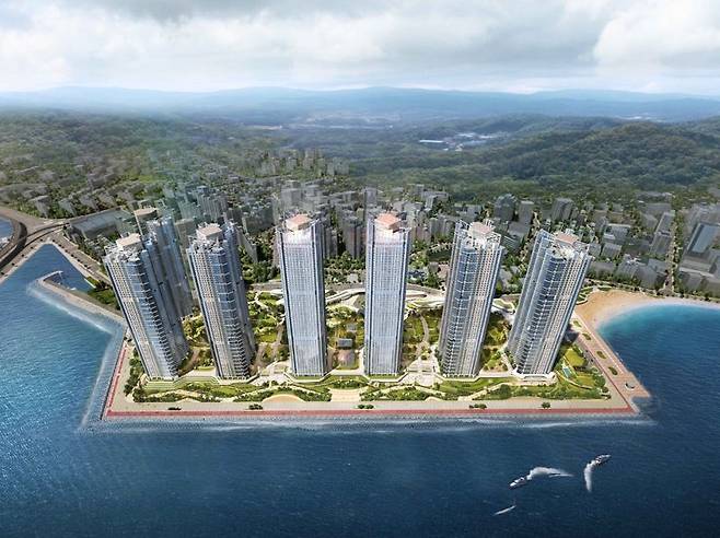 부산 수영구 남천 삼익비치 재건축 조감도