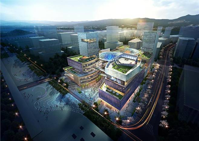 어반아트리움 p4 구역 조감도. 행복청 제공