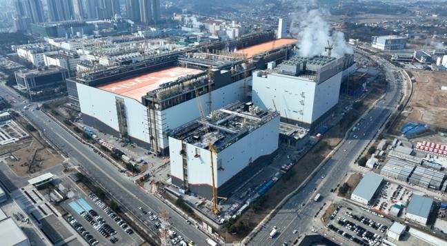 SK하이닉스 청주 M15X 부지 항공사진 SK에코플랜트 제공