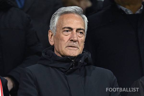 가브리엘레 그라비나 전 이탈리아 축구협회 회장. 게티이미지코리아유로