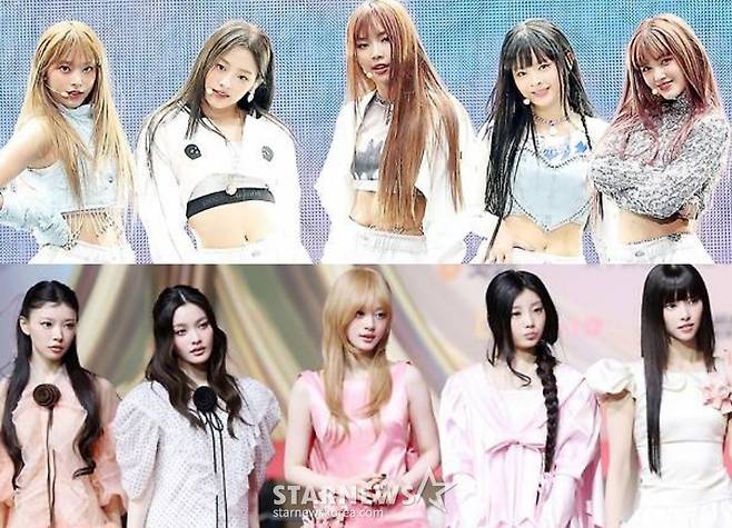 뉴진스(위), 아일릿(아래) /사진=스타뉴스