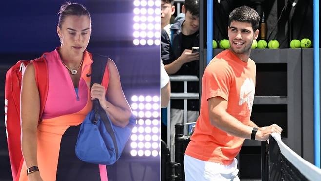 사발렌카와 알카라스는 후프(WHOOP) 기기를 착용한다