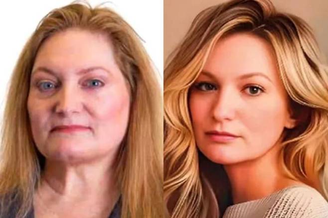 왼쪽은 라이히만의 공식 선거 후보 사진, 오른쪽은 유세용 홍보 사진. ABC미디어