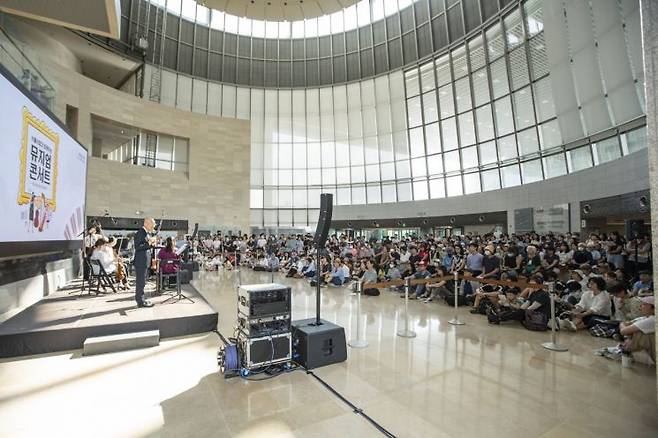 국립중앙박물관에서 열린 서울시향의 뮤지엄콘서트. 서울시향