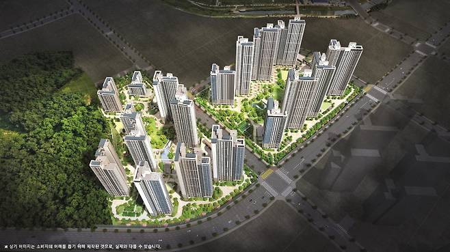 도안자이 센텀리체 조감도. 제공=GS건설