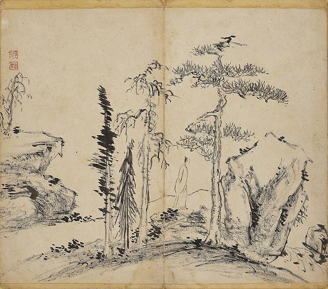 김정희 〈고사소요〉 ⓒ간송미술문화재단. 사진 대구간송미술관