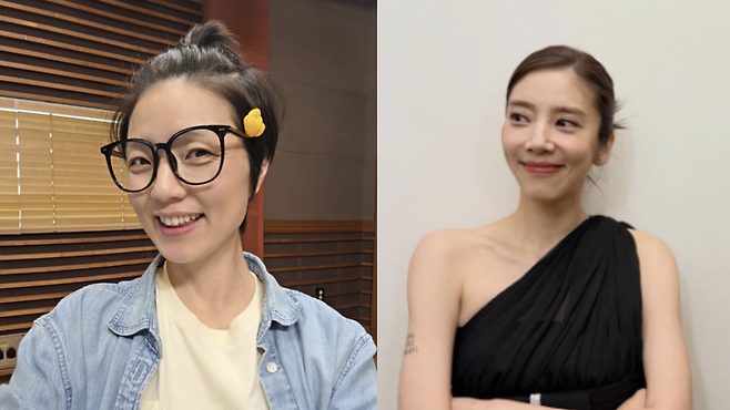 안영미 인스타그램. 손담비 인스타그램.